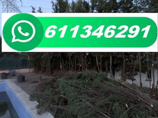 Retirada restos de arbustos jardín limpiezaRápido
