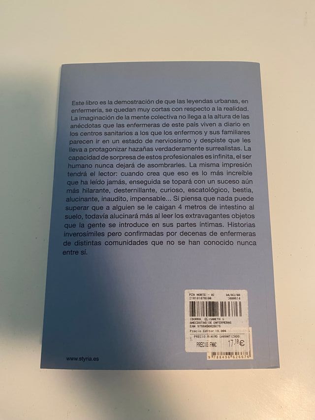 Anecdotas De Enfermeras [Jan 11, 2008] Iborra, ...