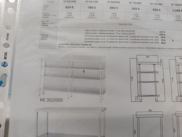 Estantería Infrico Metal Plata