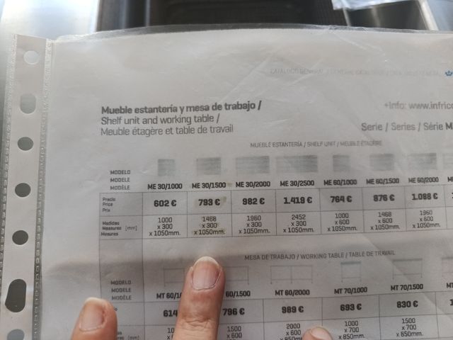 Estantería Infrico Metal Plata