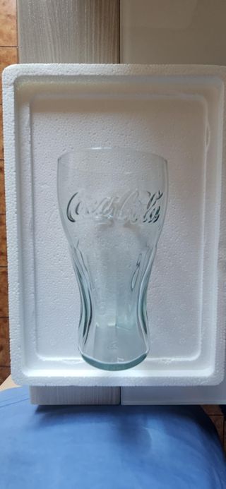 Lotto 6 Bicchieri Vetro Coca Cola Vintage