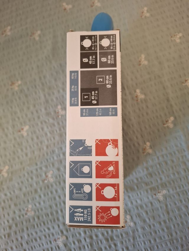 Pelota saltarina  de  goma , Decathlon 45 cm