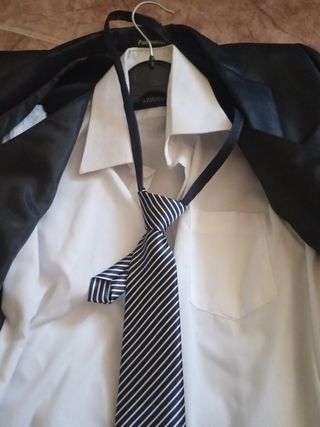 Traje de niño negro 4 piezas