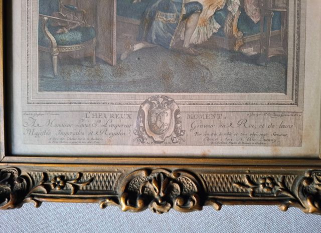 2 Grabados Nicolas de Launay