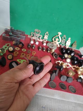 Lote Tiradores y Pomos Vintage Años 70