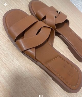Sandalias ZARA Marrón Talla 37