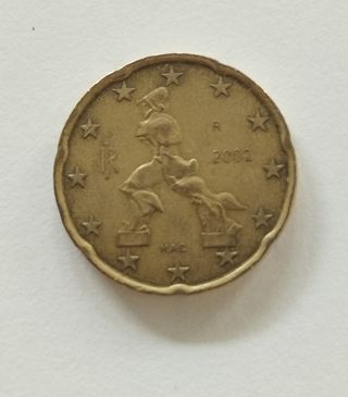 Moneda 20 céntimos 2002