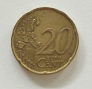 Moneda 20 céntimos 2002