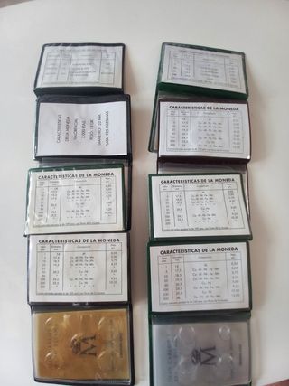 Estuches vacíos Juan Carlos I Colección Monedas