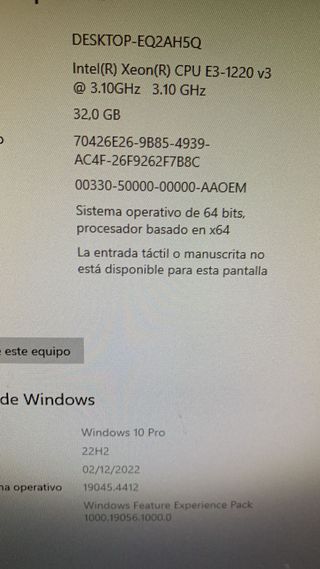 PC Sobremesa Negro
