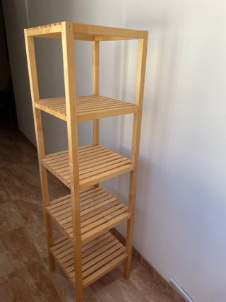 Estantería de madera bambu (5 baldas)