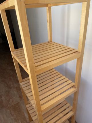Estantería de madera bambu (5 baldas)