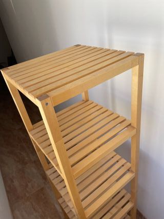 Estantería de madera bambu (5 baldas)