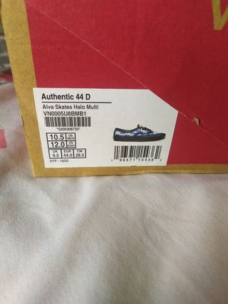 Zapatillas Authentic 44 D Vans X Toni Alva