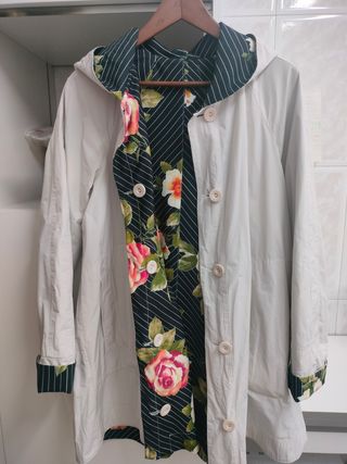 Gabardina reversible entretiempo