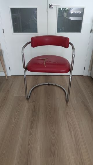 Silla Tubular metálica para restaurar 