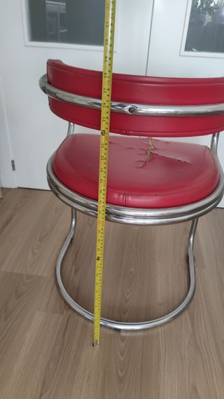 Silla Tubular metálica para restaurar 