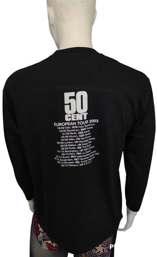 50Cent T Shirt Vintage Tour 2003 Longsleeve Rap
