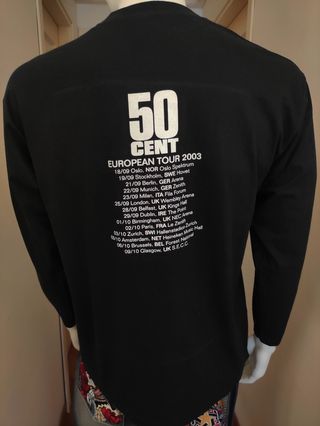 50Cent T Shirt Vintage Tour 2003 Longsleeve Rap
