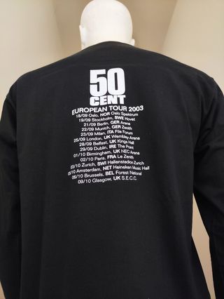 50Cent T Shirt Vintage Tour 2003 Longsleeve Rap