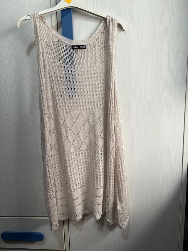 Cardigan SHEIN beige S/36/8 tejido abierto