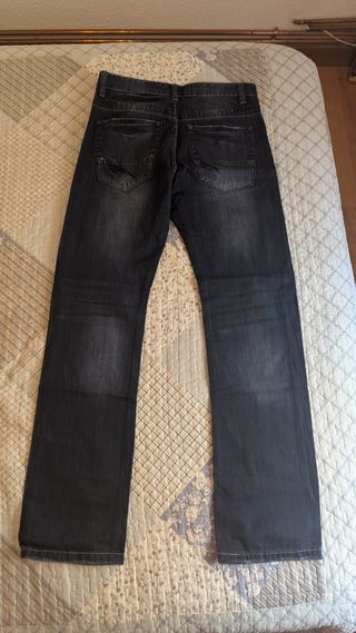 Vaqueros Hombre Talla 40 Azul Oscuro