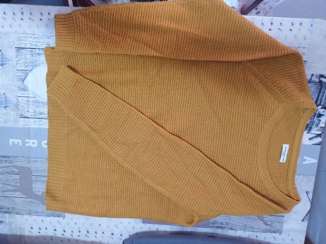 Jersey lana amarillo Jacqueline de Yong Talla M