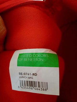 Bolso para comida rojo