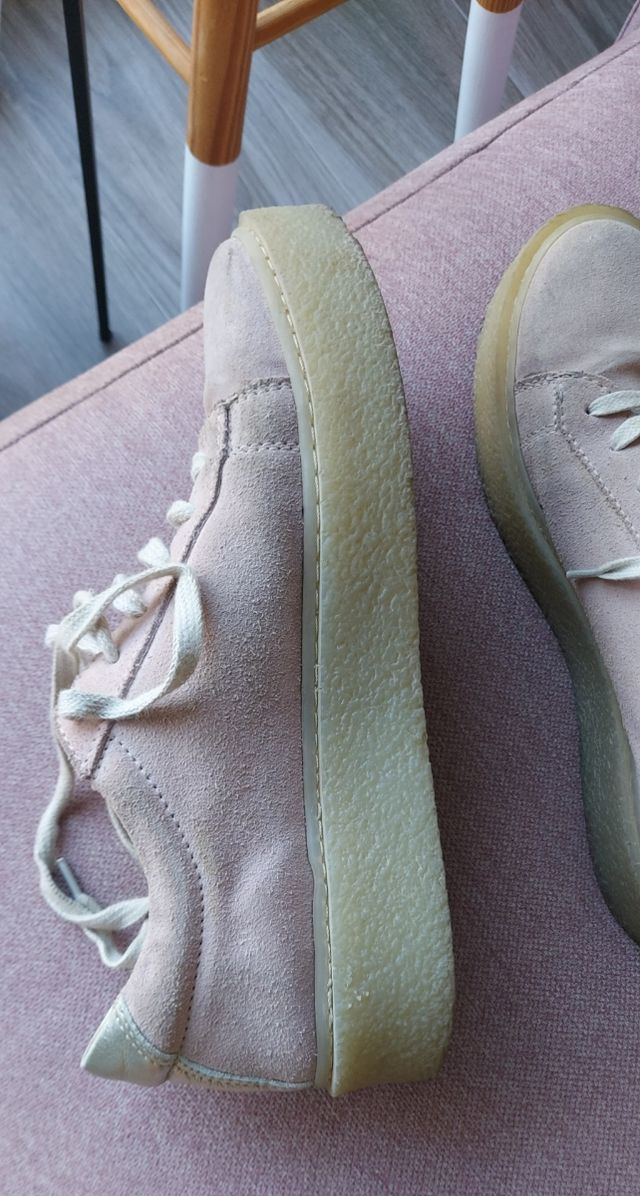 Zapatillas Istome Talla 41 Rosa y Plata