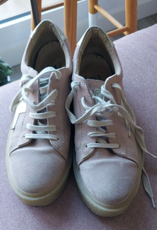 Zapatillas Istome Talla 41 Rosa y Plata