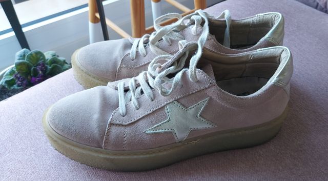 Zapatillas Istome Talla 41 Rosa y Plata