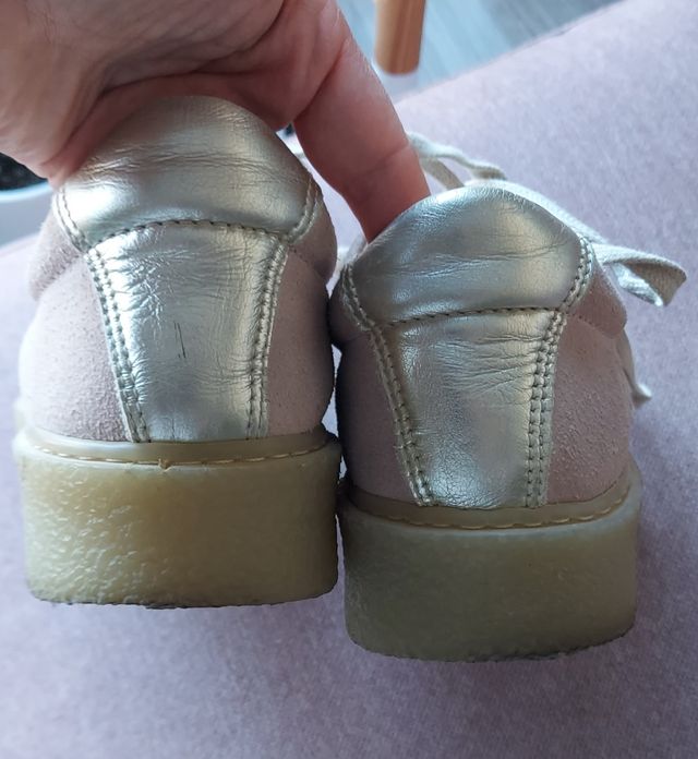 Zapatillas Istome Talla 41 Rosa y Plata