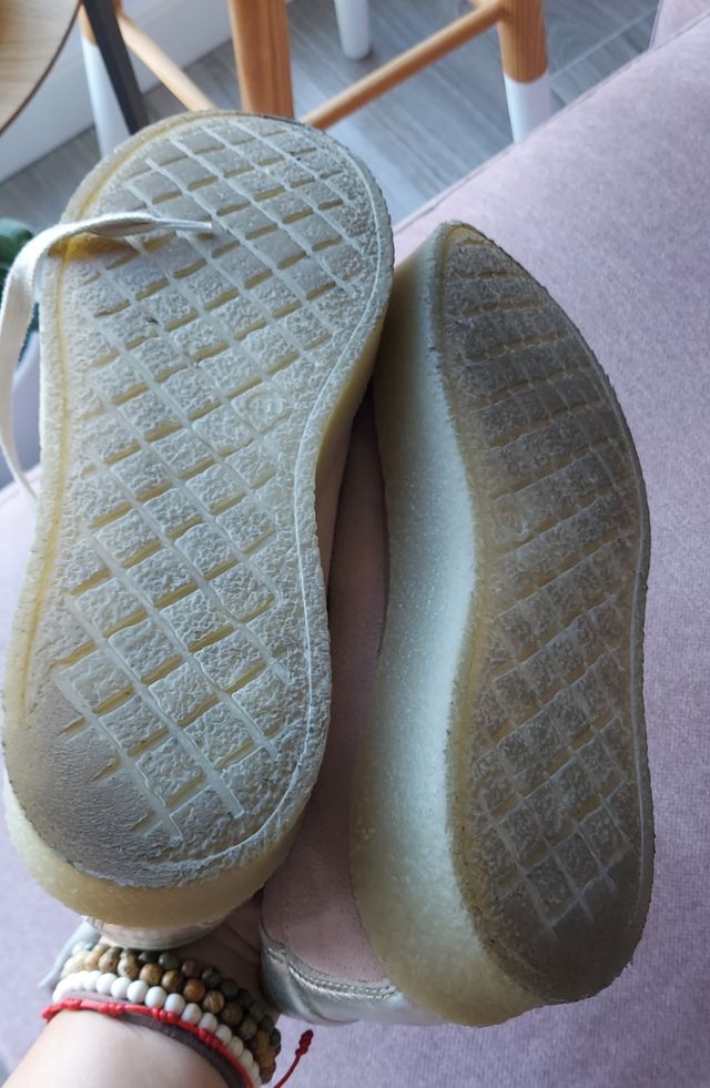 Zapatillas Istome Talla 41 Rosa y Plata