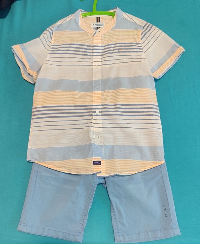 Conjunto Verano Camisa y Pantalón Corto T-5