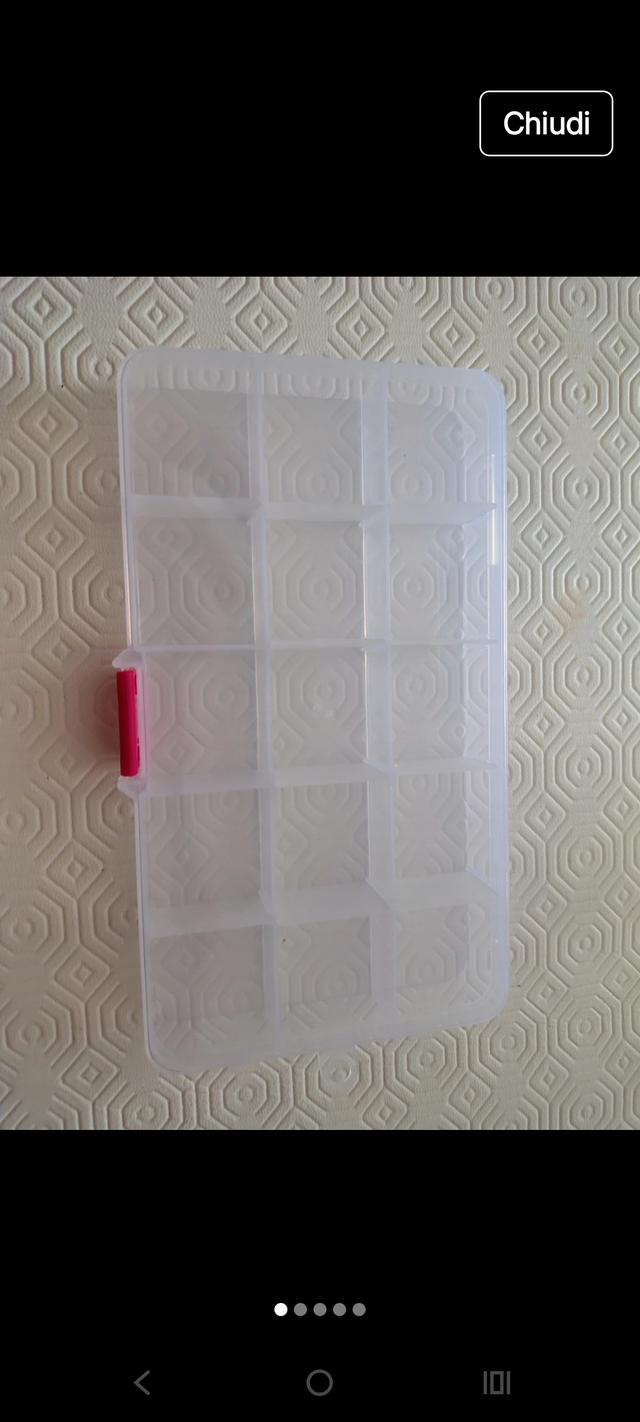 Scatola porta minuterie pesca