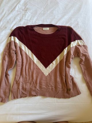 Jersey Brownie Chevron Rosa