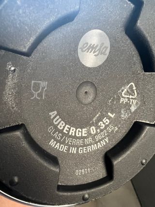 2 jarras Termo Emsa Cromadas + bandeja acero inox