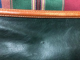 Maleta Vintage Rayas Verde Multicolor