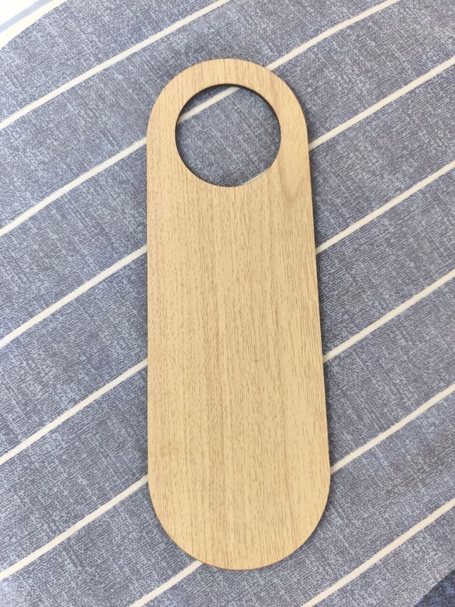 Cartel No Pasar para picaporte