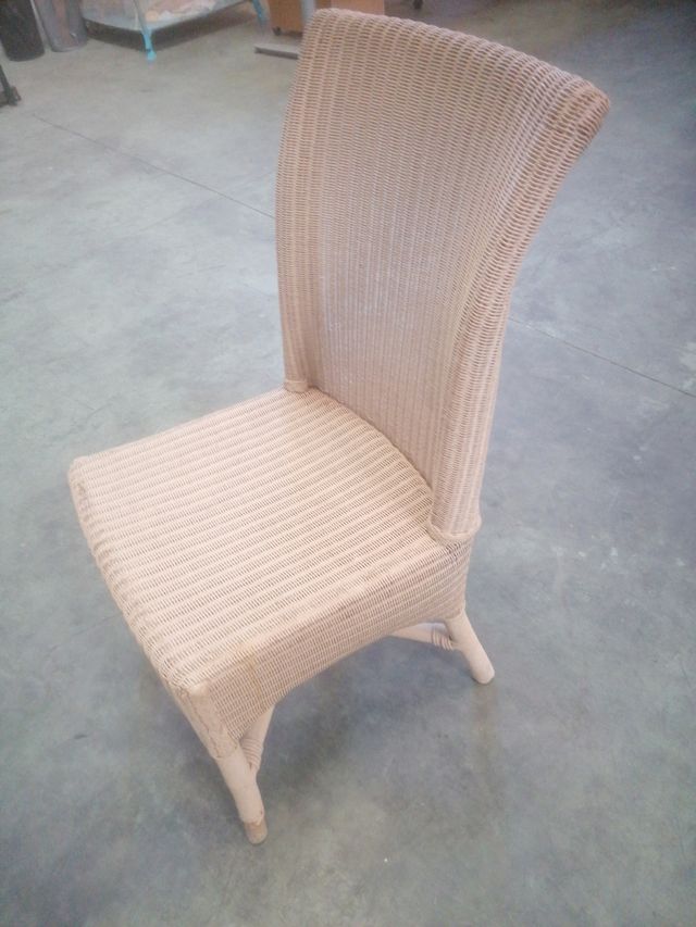 Sillas de mimbre para terraza o jardín