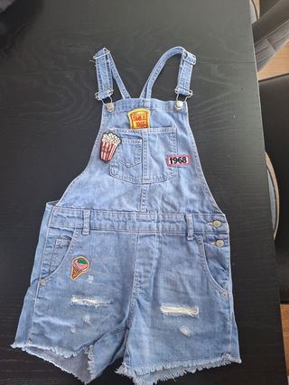 Peto vaquero niña, talla 8 en perfecto estado