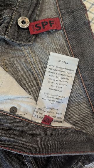 Pantalón Vaquero Springfield Gris Talla 32/42