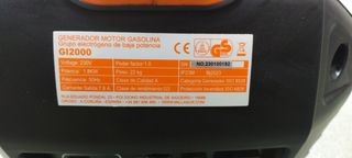 Generador Anova GI2000 Inverter Naranja