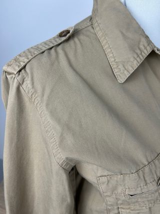 Zara camisa mujer camel S