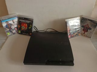PlayStation 3 Slim 160GB + 4 Juegos