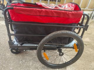 Remolque de bicicleta HOMCOM 2 en 1