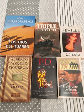 Libros. Novelas de intriga y misterio