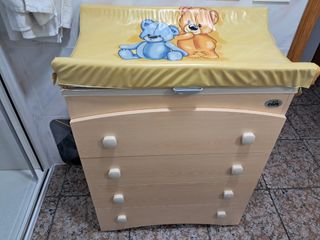 Mueble bañera cambiador con cajonera