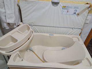 Mueble bañera cambiador con cajonera