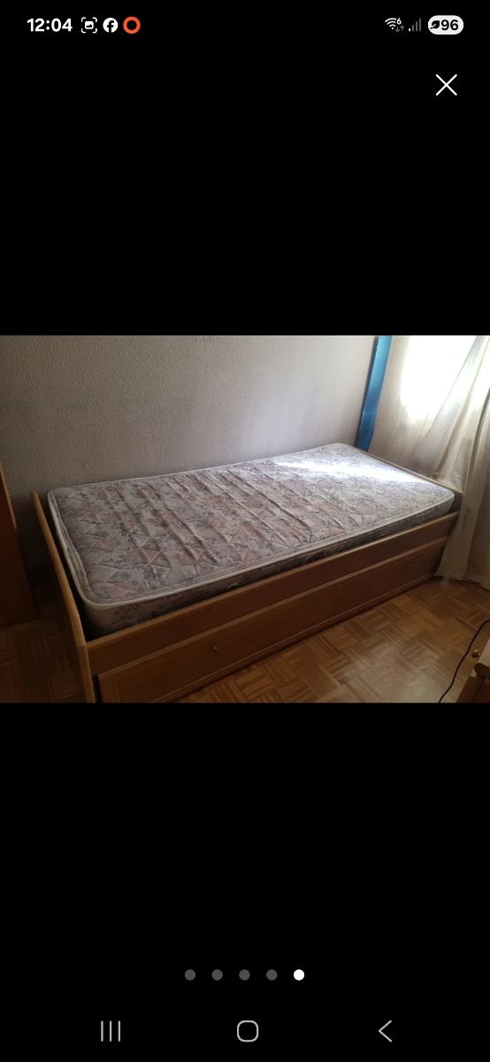 Cama nido de madera multicolor